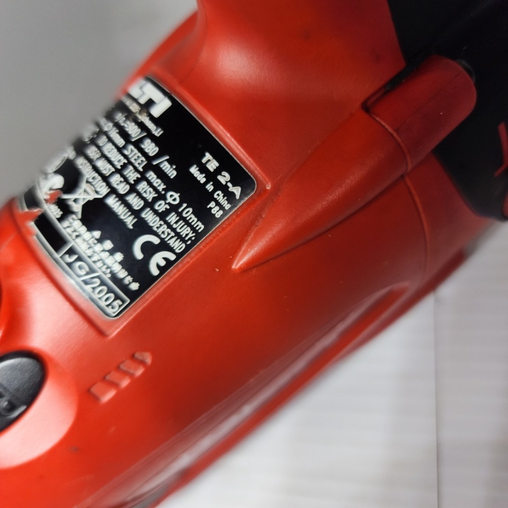 Hilti TE 2-A Rotary Hammer Drill 24 Volt Cordless Bare Tool Only - Picture 3 of 9